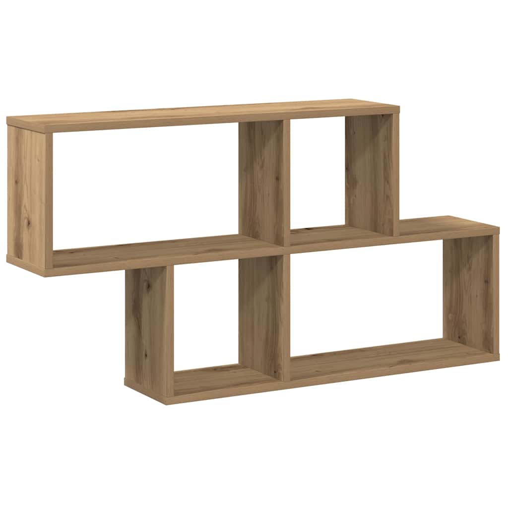 vidaXL Wandregal Artisan-Eiche 100x18x53 cm Holzwerkstoff