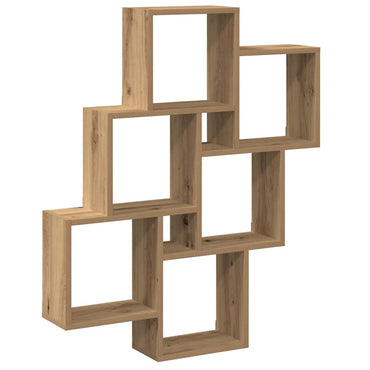 vidaXL Étagère cube Chêne Artisan 78x15x93 cm Bois d'ingénierie