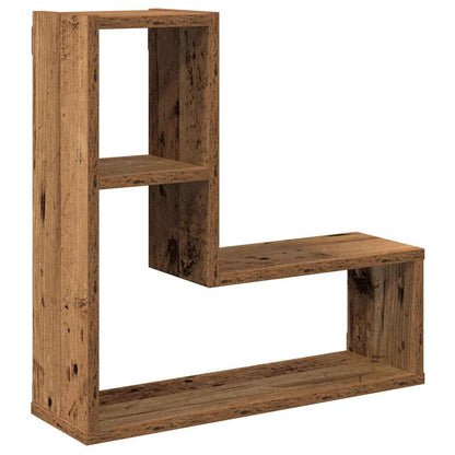 vidaXL Wandregale 2 Stk. Altholz-Optik 50x15x50 Holzwerkstoff