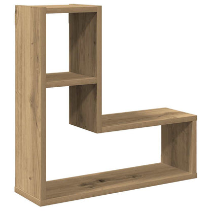 vidaXL Wandregale 2 Stk. Artisan-Eiche 50x15x50 Holzwerkstoff