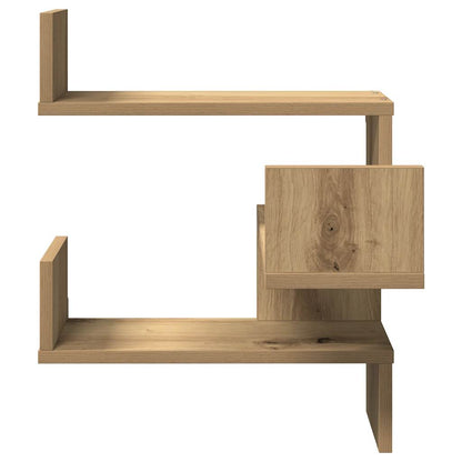 vidaXL Étagère d'angle murale chêne Artisan 40x40x49,5 cm, bois d'ingénierie