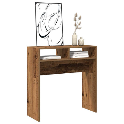 vidaXL Konsolentisch Altholz-Optik 78x30x80 cm Holzwerkstoff