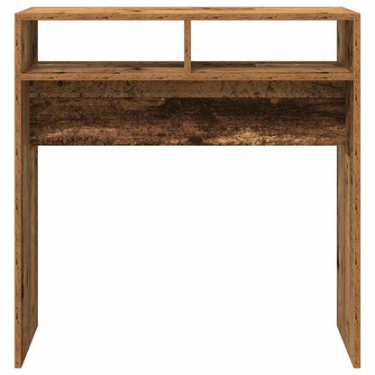vidaXL Konsolentisch Altholz-Optik 78x30x80 cm Holzwerkstoff