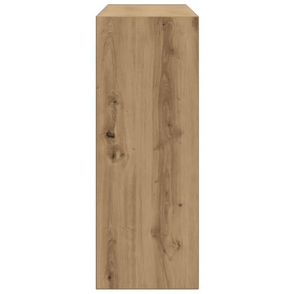vidaXL Konsolentisch Artisan-Eiche 78x30x80 cm Holzwerkstoff