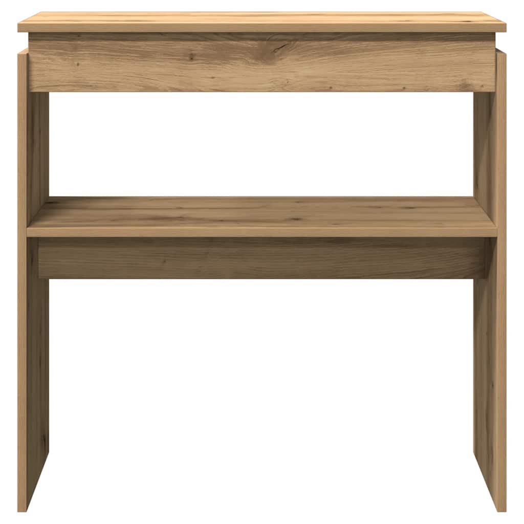 vidaXL Console table chêne artisan 80x30x80 cm bois d'ingénierie