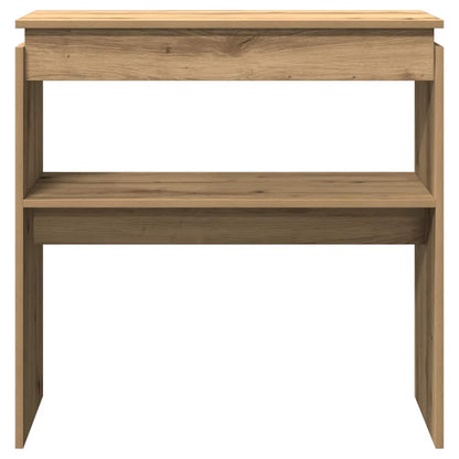 vidaXL Console table chêne artisan 80x30x80 cm bois d'ingénierie