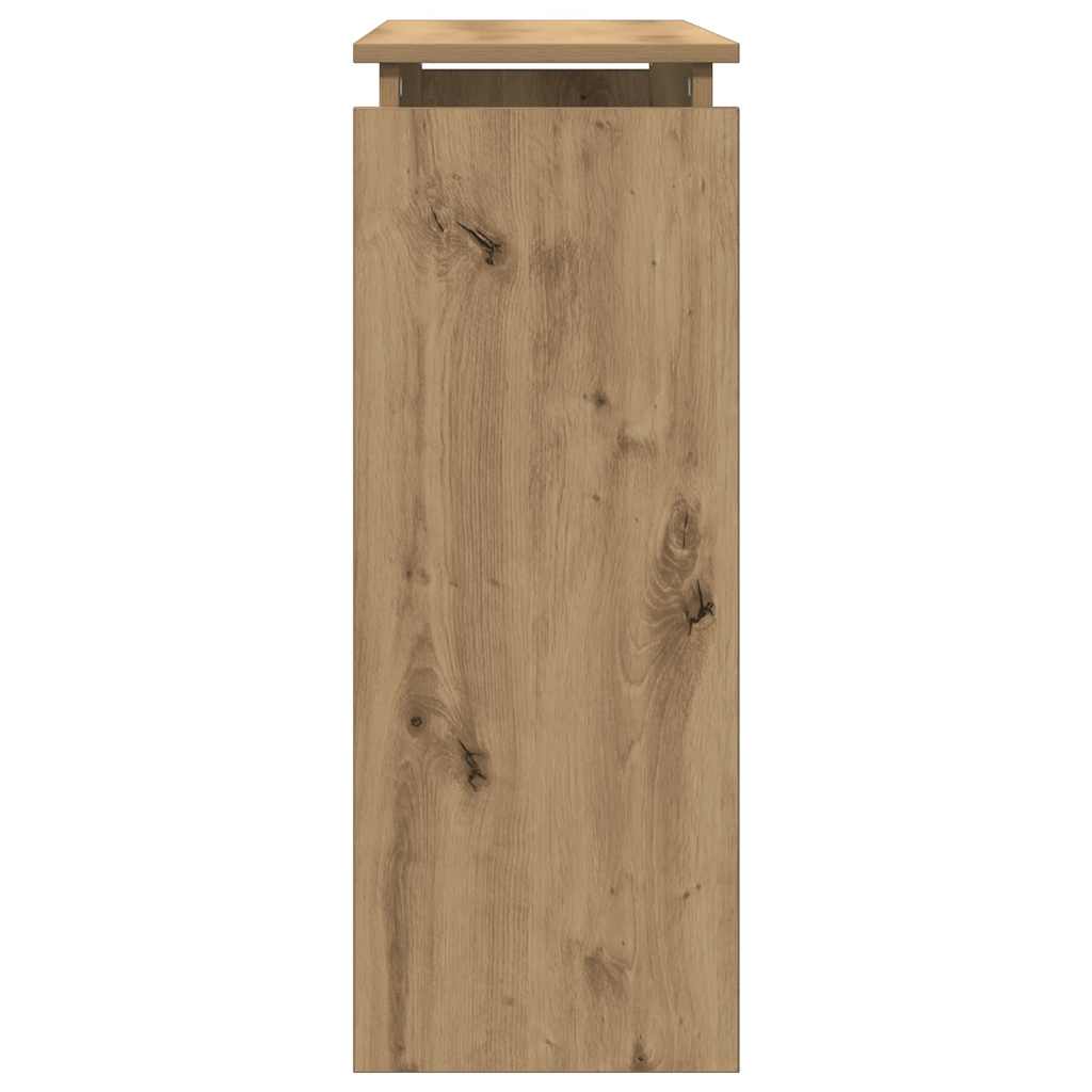 Konsolentisch Artisan-Eiche 80x30x80 cm Holzwerkstoff