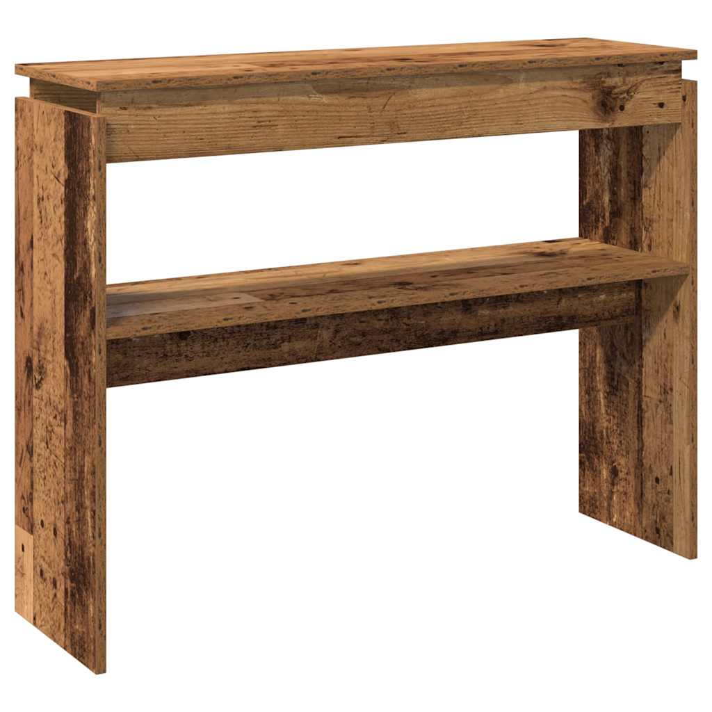 vidaXL Konsolentisch Altholz-Optik 102x30x80 cm Holzwerkstoff