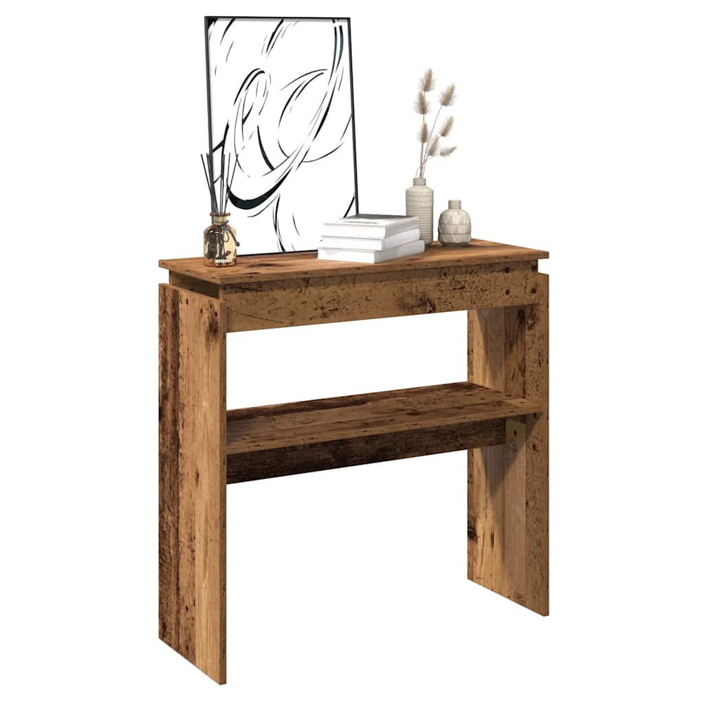vidaXL Konsolentisch Altholz-Optik 102x30x80 cm Holzwerkstoff