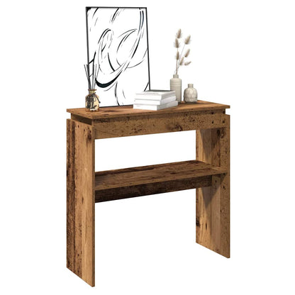 vidaXL Konsolentisch Altholz-Optik 102x30x80 cm Holzwerkstoff