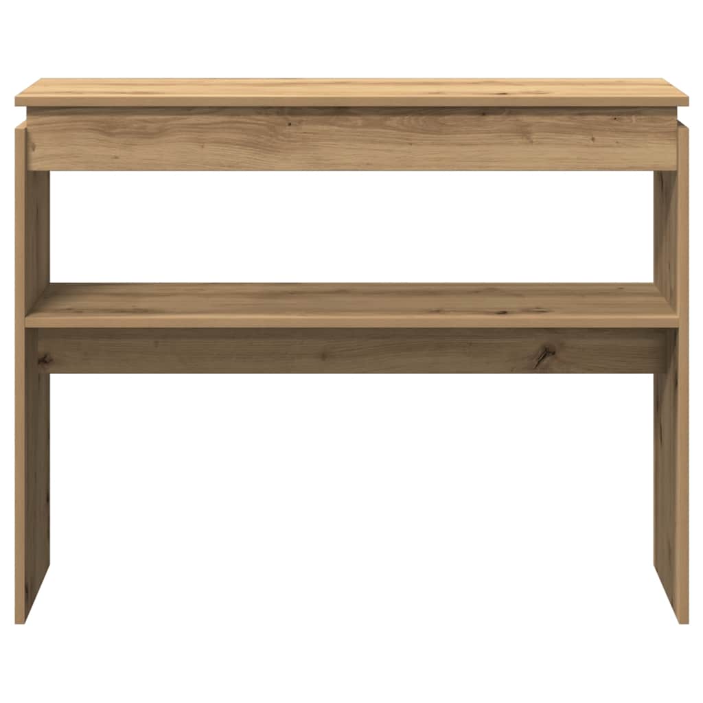 vidaXL Konsolentisch Artisan-Eiche 102x30x80 cm Holzwerkstoff