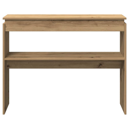 vidaXL Konsolentisch Artisan-Eiche 102x30x80 cm Holzwerkstoff