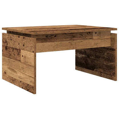 vidaXL Table basse aspect bois de récupération 68x50x38 cm Bois d'ingénierie