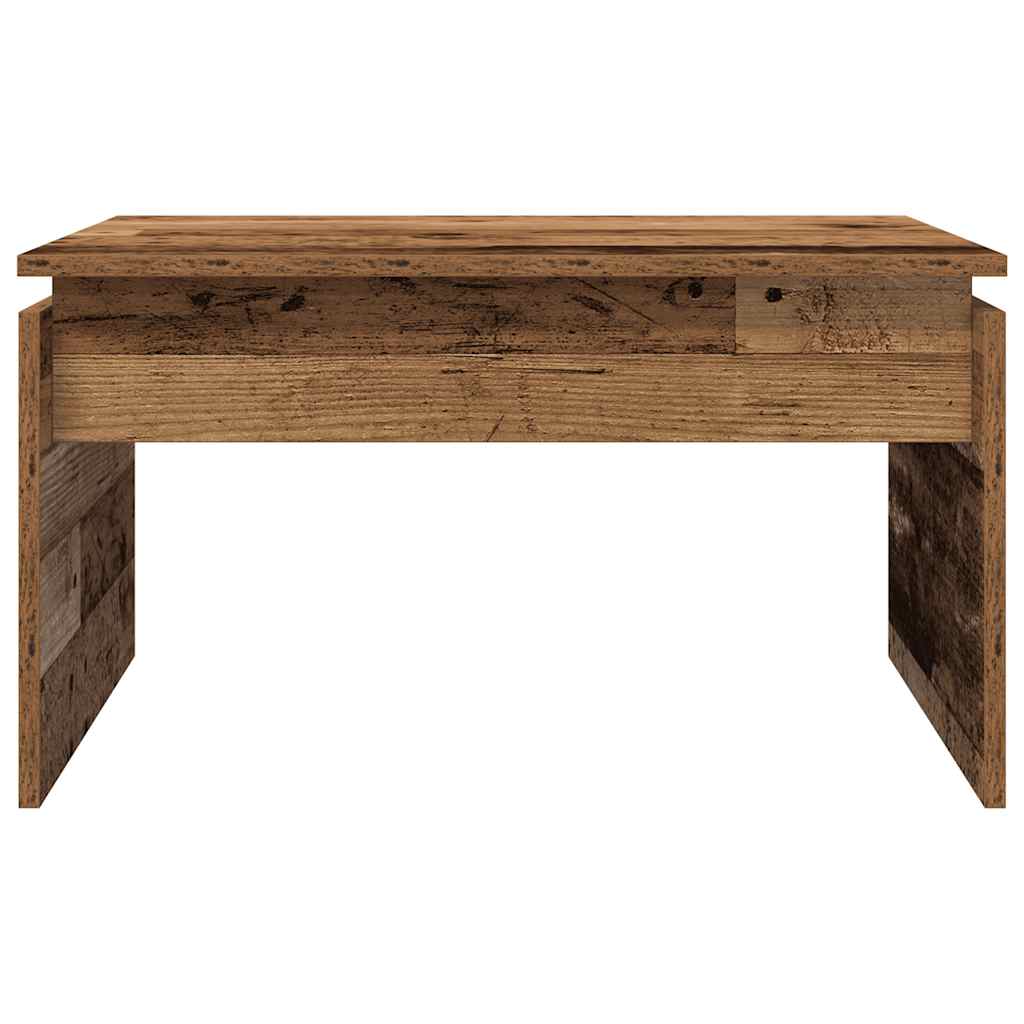 vidaXL Table basse aspect bois de récupération 68x50x38 cm Bois d'ingénierie