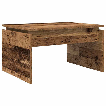 vidaXL Table basse aspect bois de récupération 68x50x38 cm Bois d'ingénierie