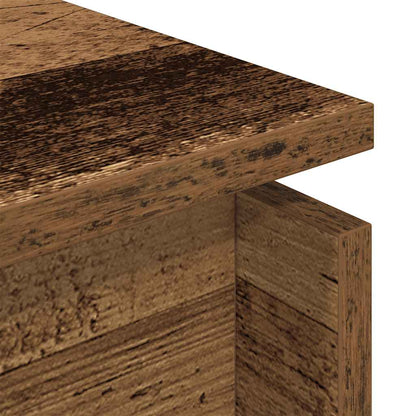 vidaXL Table basse aspect bois de récupération 68x50x38 cm Bois d'ingénierie