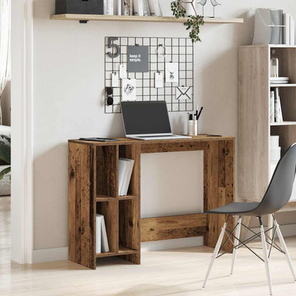 vidaXL Bureau aspect bois de récupération 102,5x35x75 cm en bois d'ingénierie