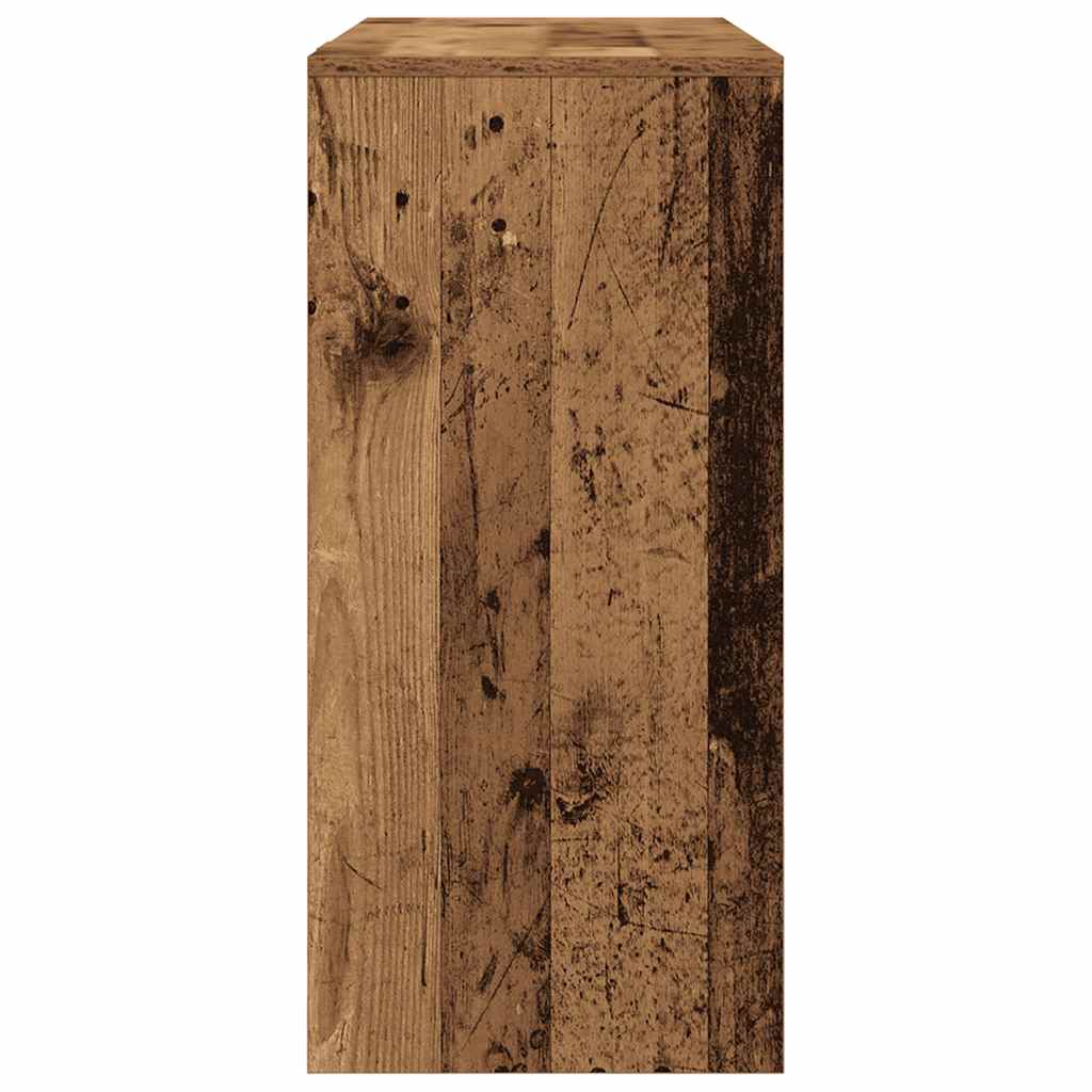 vidaXL Bureau aspect bois de récupération 102,5x35x75 cm en bois d'ingénierie