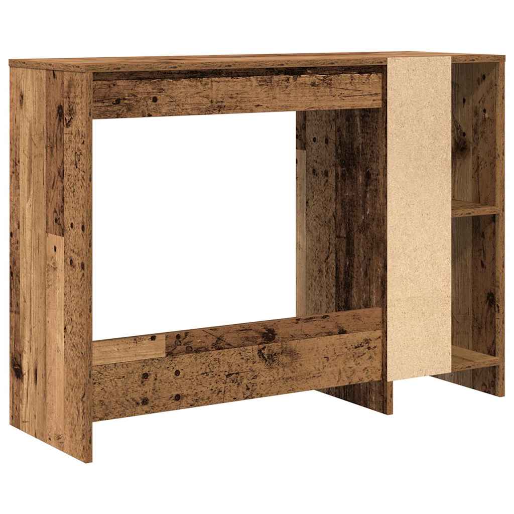 vidaXL Bureau aspect bois de récupération 102,5x35x75 cm en bois d'ingénierie