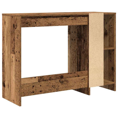 vidaXL Bureau aspect bois de récupération 102,5x35x75 cm en bois d'ingénierie