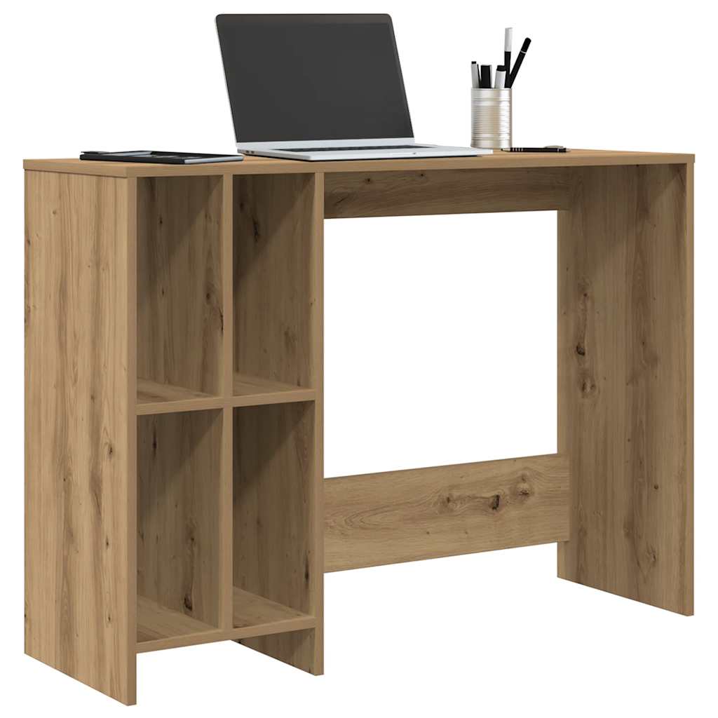 vidaXL Bureau chêne artisanat 102,5x35x75 cm en bois d'ingénierie