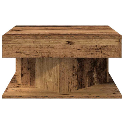 vidaXL Couchtisch Altholz-Optik 55x55x30 cm Holzwerkstoff
