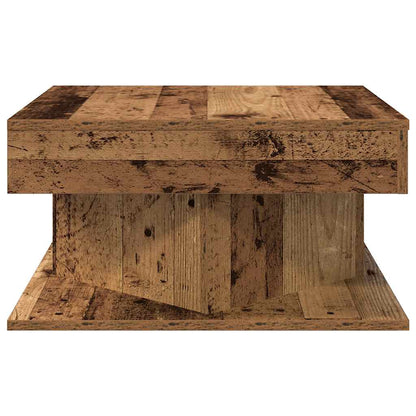 vidaXL Couchtisch Altholz-Optik 55x55x30 cm Holzwerkstoff