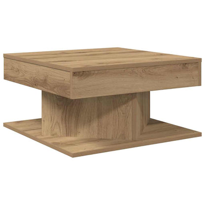 vidaXL Couchtisch Artisan-Eiche 55x55x30 cm Holzwerkstoff
