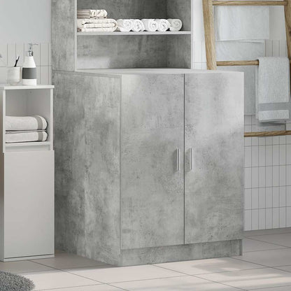 vidaXL Waschmaschinenschrank Betongrau 70,5x71,5x91,5 cm