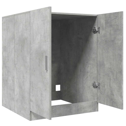 vidaXL Waschmaschinenschrank Betongrau 70,5x71,5x91,5 cm