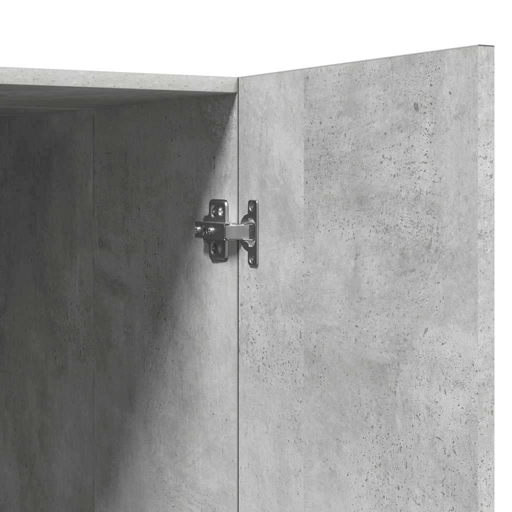 vidaXL Waschmaschinenschrank Betongrau 70,5x71,5x91,5 cm