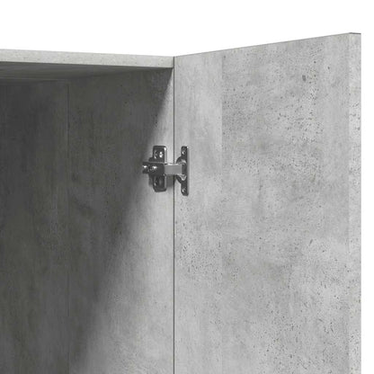 vidaXL Waschmaschinenschrank Betongrau 70,5x71,5x91,5 cm