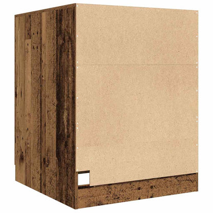 Waschmaschinenschrank Altholz-Optik 70,5x71,5x91,5 cm