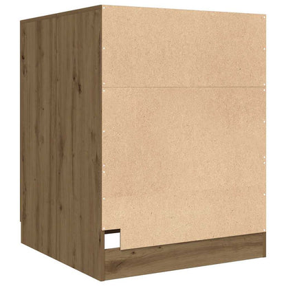 Waschmaschinenschrank Artisan-Eiche 70,5x71,5x91,5 cm