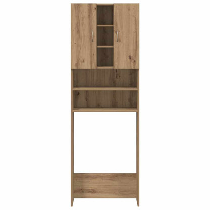 Waschmaschinenschrank Artisan-Eiche 64x25,5x190 cm