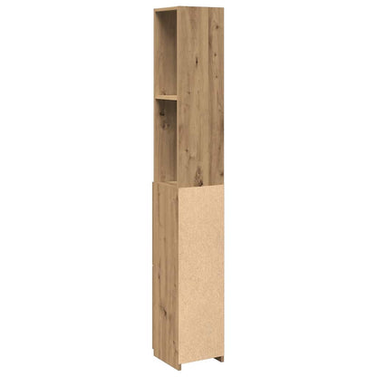 Badschrank Artisan-Eiche 25x25x170 cm Holzwerkstoff