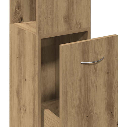 Badschrank Artisan-Eiche 25x25x170 cm Holzwerkstoff