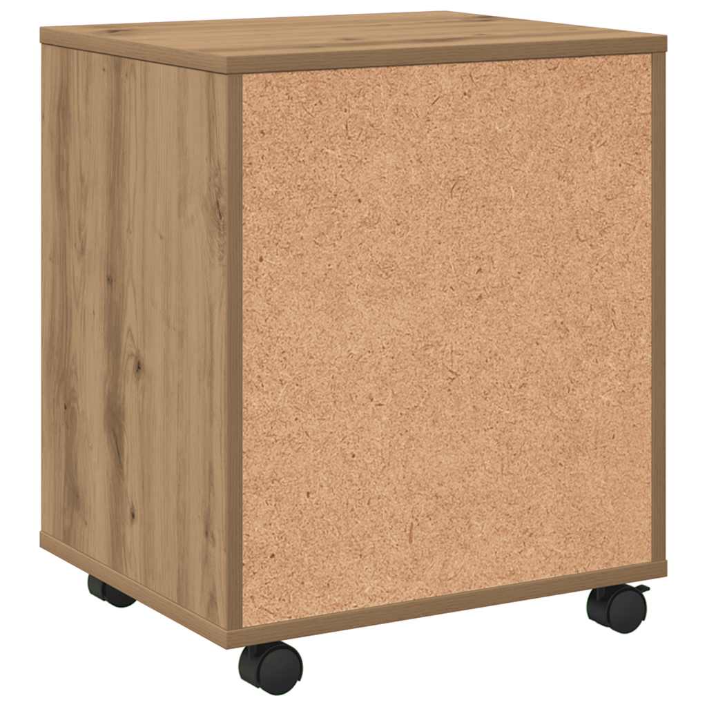 Rollcontainer Artisan-Eiche 45x38x54 cm Holzwerkstoff
