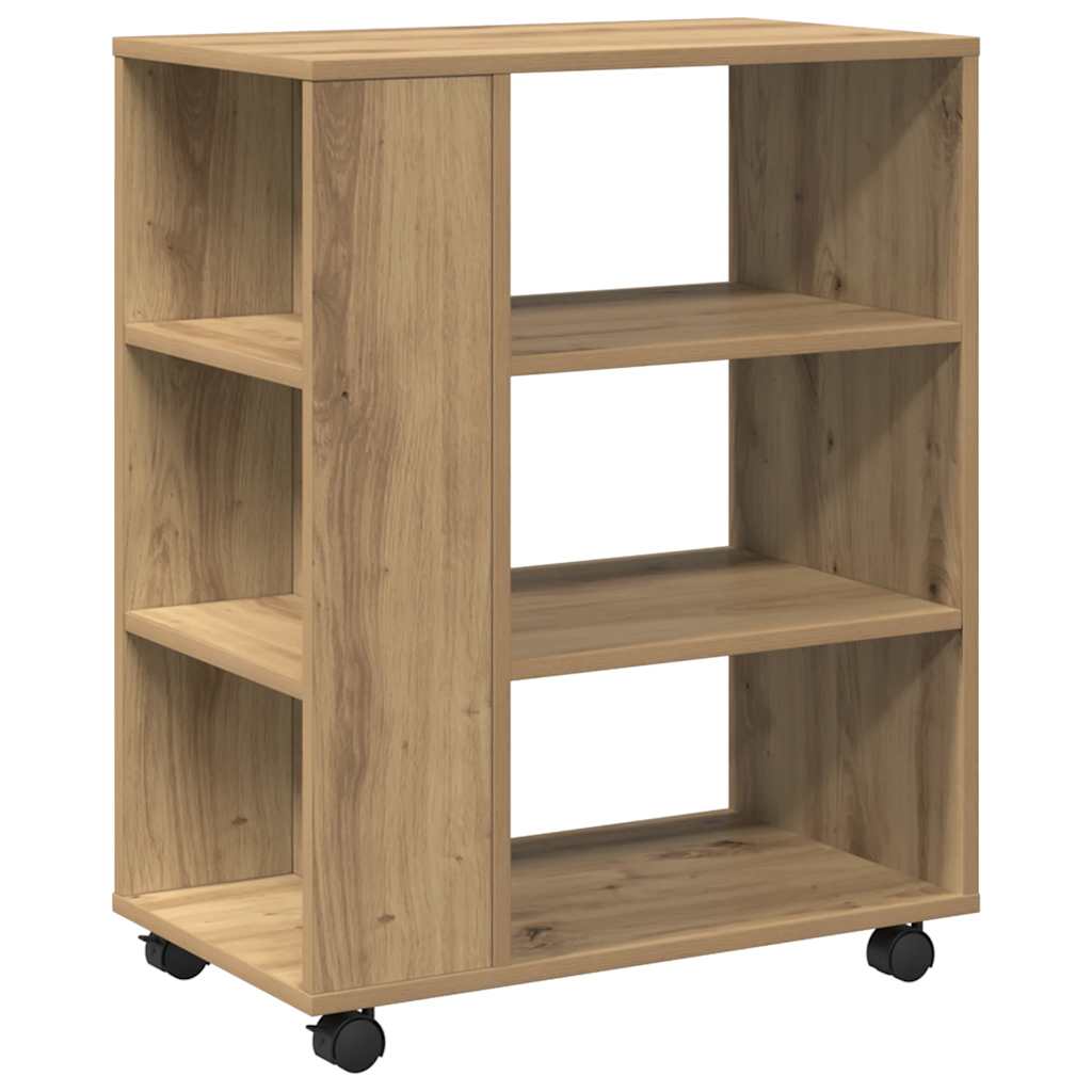 vidaXL Caisson de bureau chêne artisan 60x35x75 cm Aggloméré