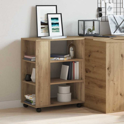 vidaXL Caisson de bureau chêne artisan 60x35x75 cm Aggloméré