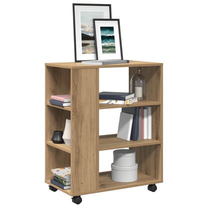vidaXL Caisson de bureau chêne artisan 60x35x75 cm Aggloméré