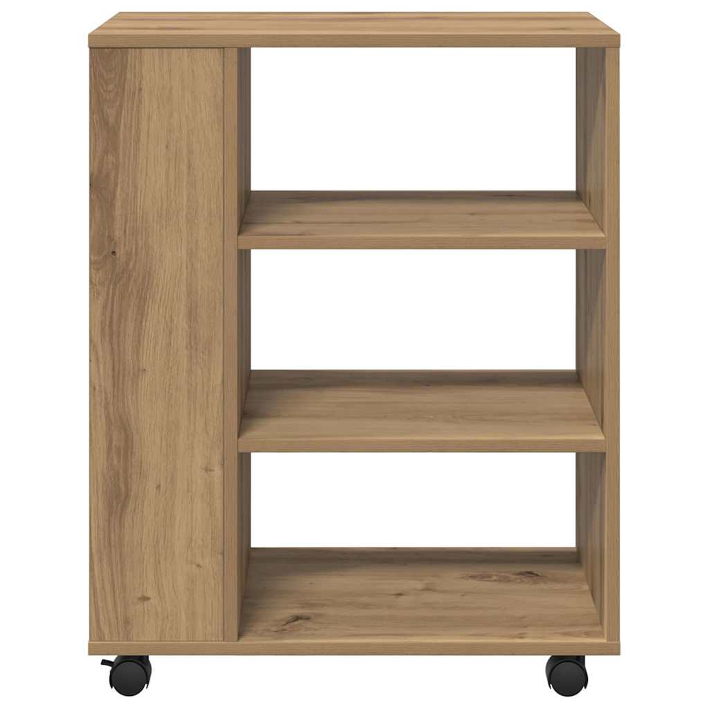 vidaXL Caisson de bureau chêne artisan 60x35x75 cm Aggloméré