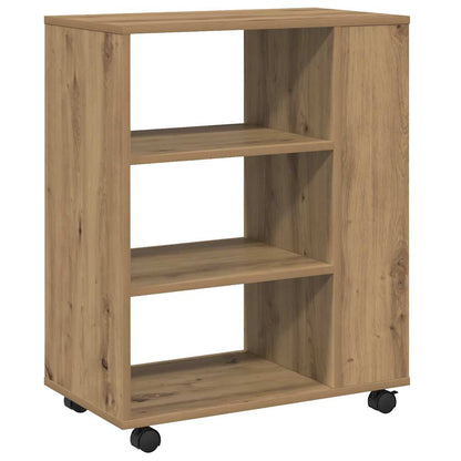 vidaXL Caisson de bureau chêne artisan 60x35x75 cm Aggloméré