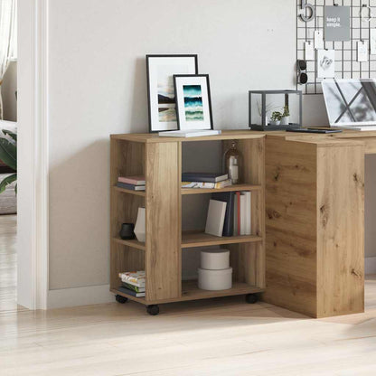 vidaXL Caisson de bureau chêne artisan 60x35x75 cm Aggloméré