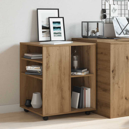 vidaXL Rollschrank Artisan-Eiche 60x53x72 cm Holzwerkstoff