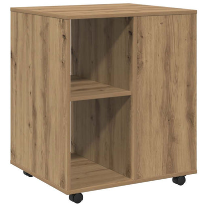 vidaXL Rollschrank Artisan-Eiche 60x53x72 cm Holzwerkstoff