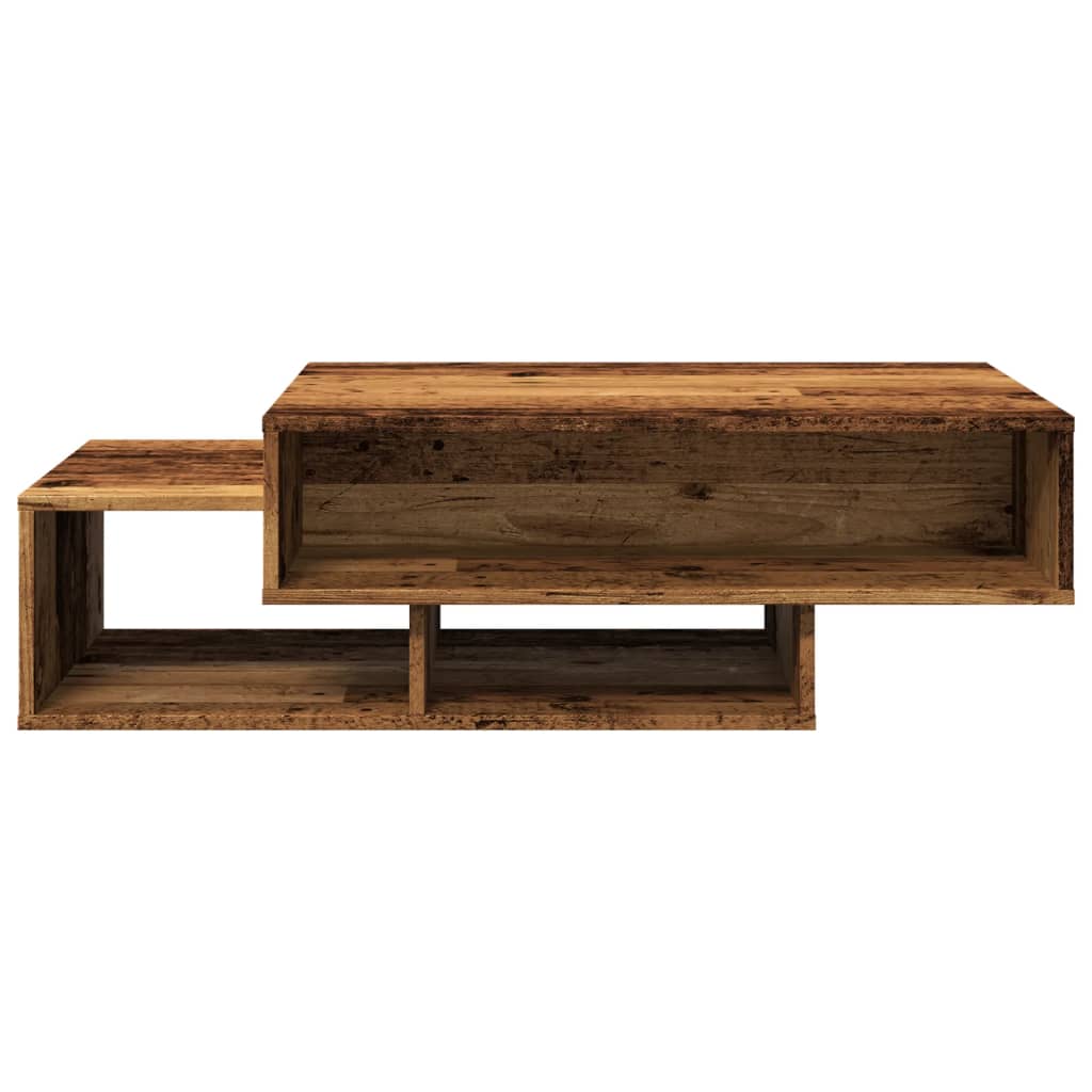 vidaXL Table basse aspect bois de récupération 105x55x32 cm Bois d'ingénierie