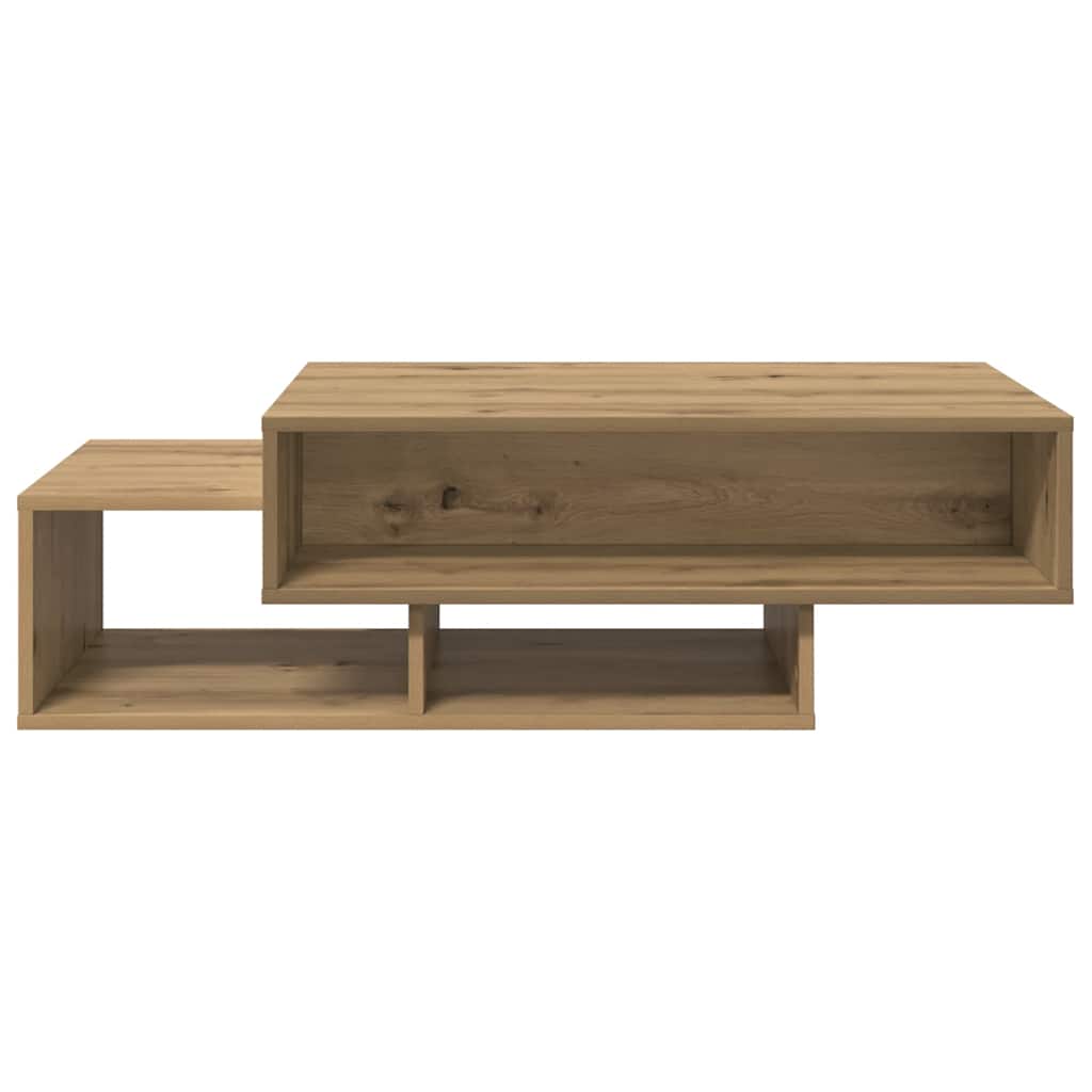 vidaXL Table basse chêne artisan 105x55x32 cm bois d'ingénierie