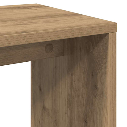 vidaXL Tables basses gigognes 3 pcs chêne artisanale bois d'ingénierie
