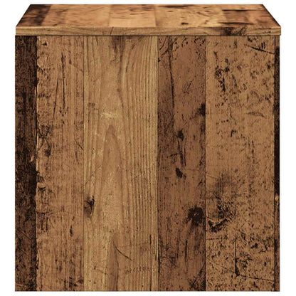 Beistelltische 3 Stk. Altholz-Optik Holzwerkstoff